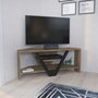Hanah Home Soporte de TV Karin - Nogal y Negro